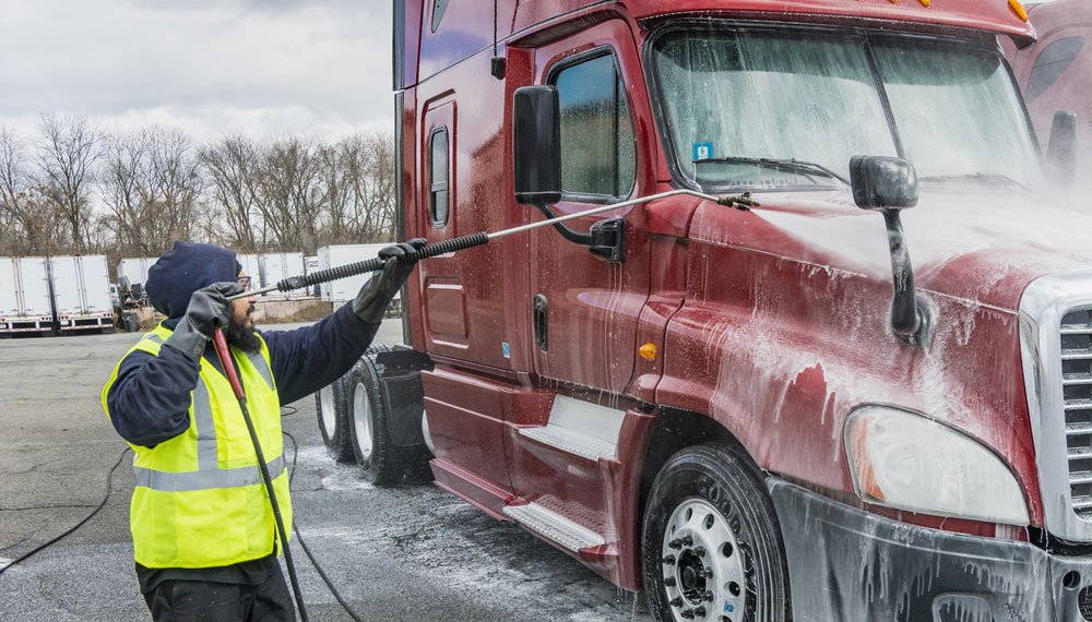 Truck Washing slide image