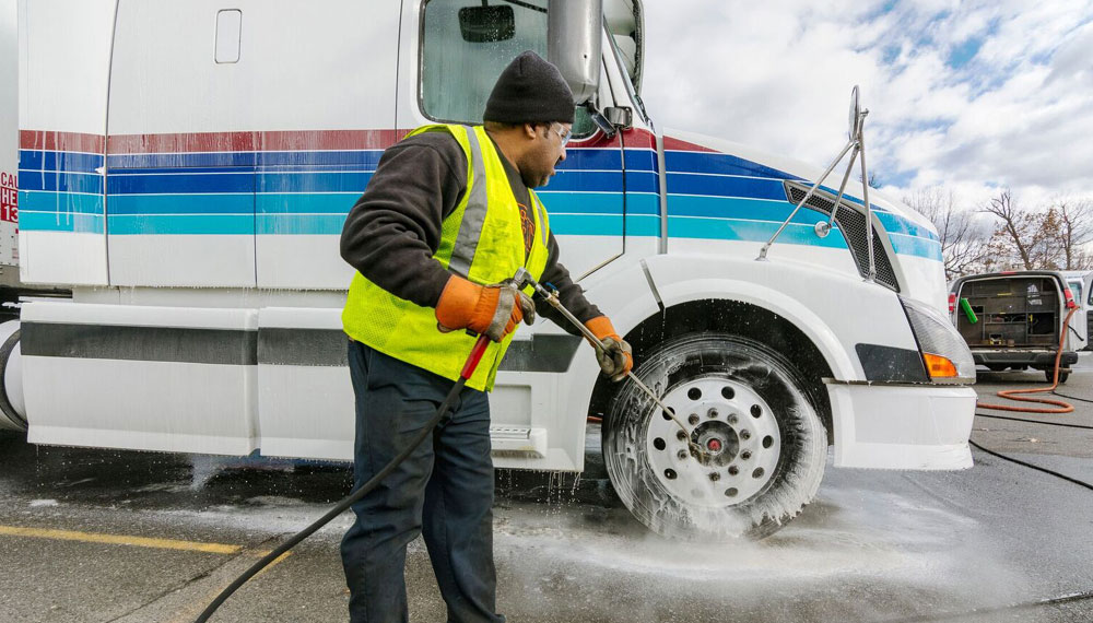 Truck Washing slide image