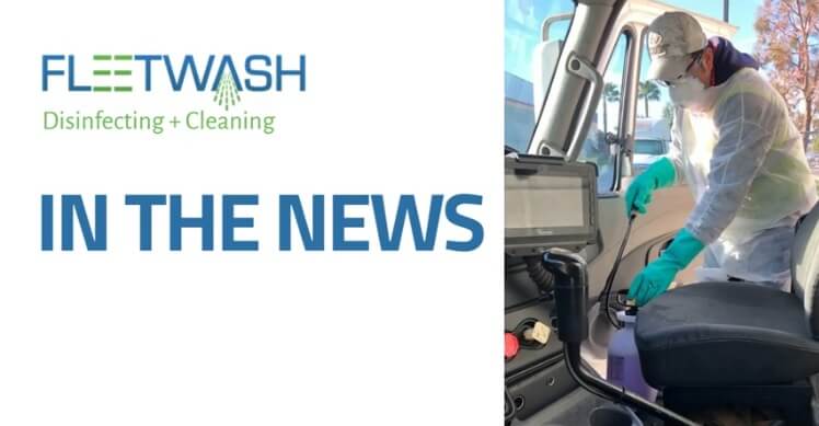 Watch our video FLEETWASH Disinfecting in Action on YouTube